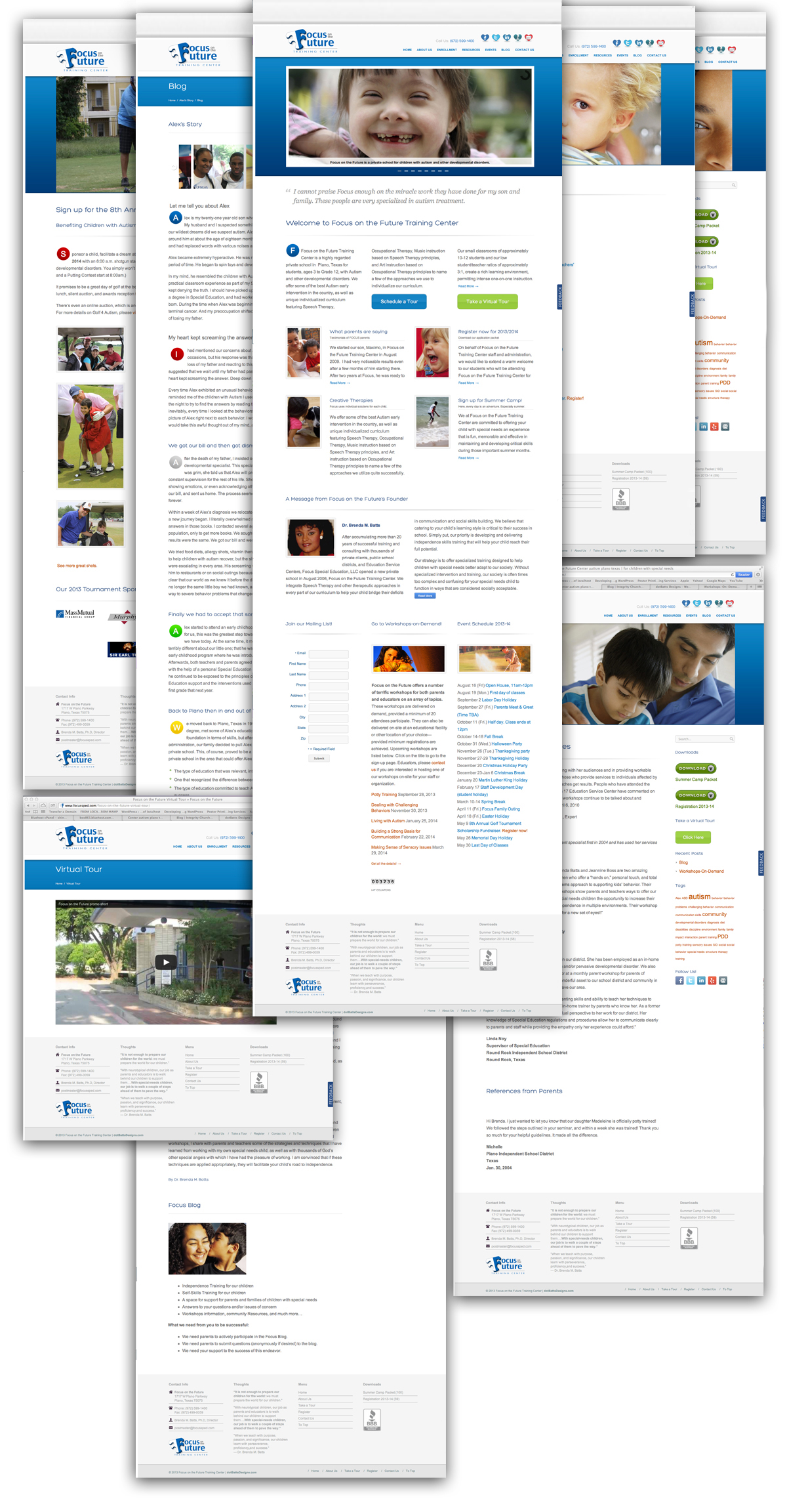 Focus on the Future website